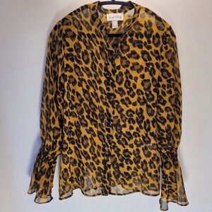 Joseph Ribkoff Animal Leopard PrintBlouse Style 193641- Size 10